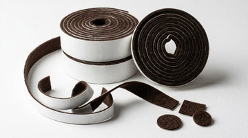 Adhesive Felt Pad Roll, Cut-to-Size (1in x 60in)