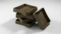 Rubber Furniture Coasters, Round (Set of 8)