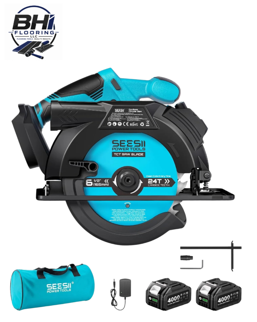 BHI Flooring SEESII Cordless Circular Saw for carpentry projects