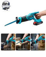 BHI Flooring SEESII Cordless Reciprocating Saw with dual 4.0Ah batteries