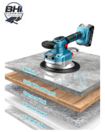 BHI Flooring SEESII Tile Vibration Tool with 10-speed vibration control