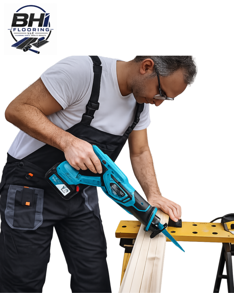 BHI Flooring SEESII Cordless Reciprocating Saw with brushless motor